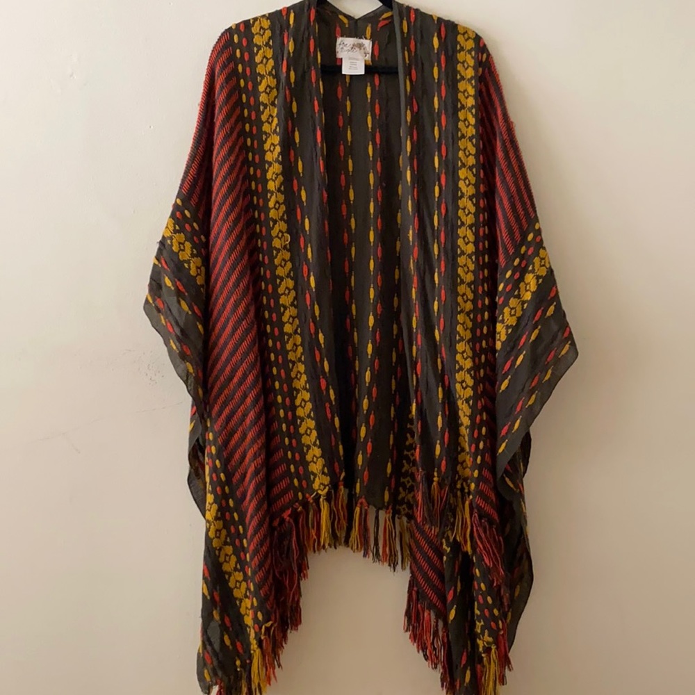 FREE PEOPLE, Open Cardigan Kimono